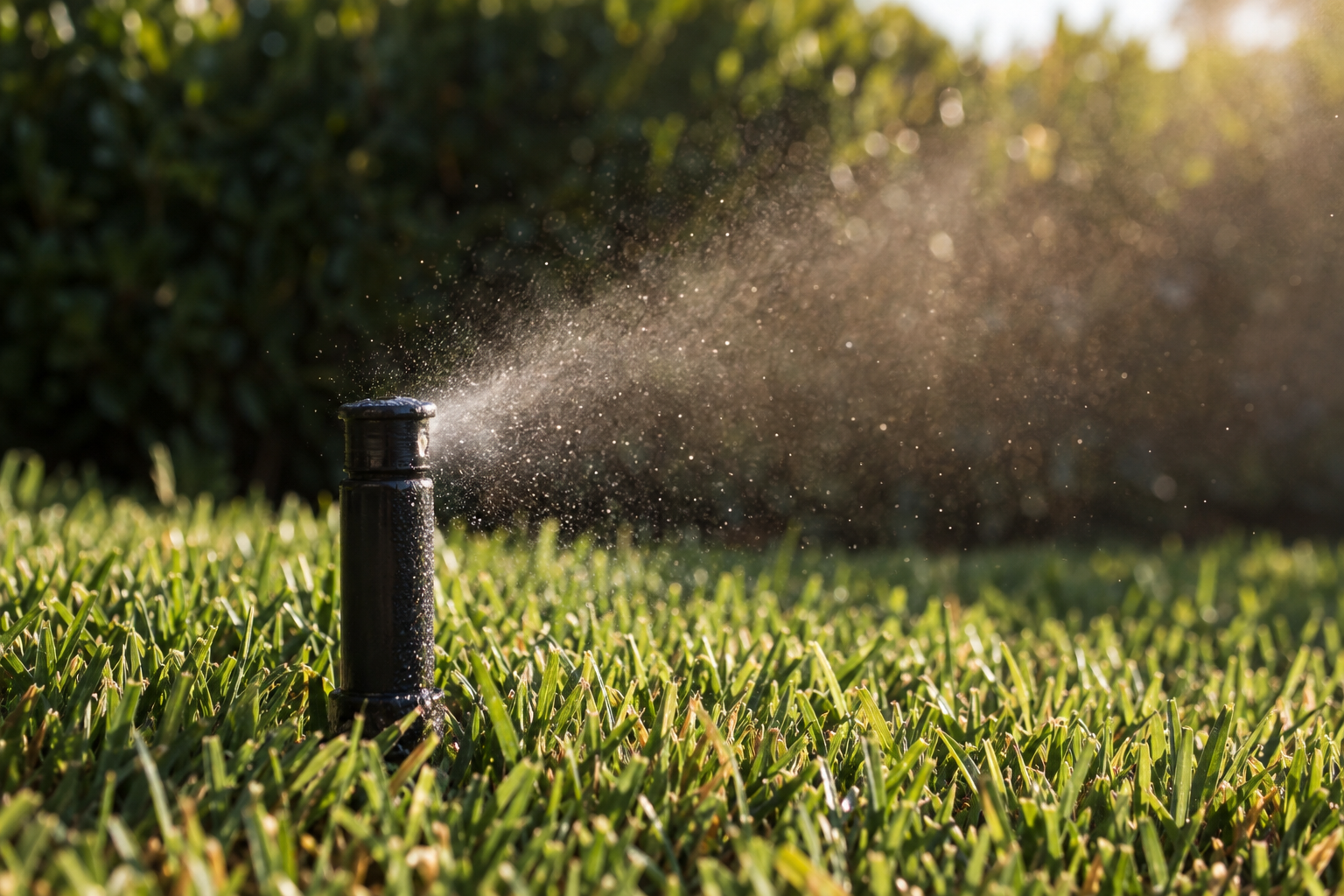 sprinkler blowout at a Fort Pierce home